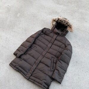 The North Face Dark Brown Puffer Jacket